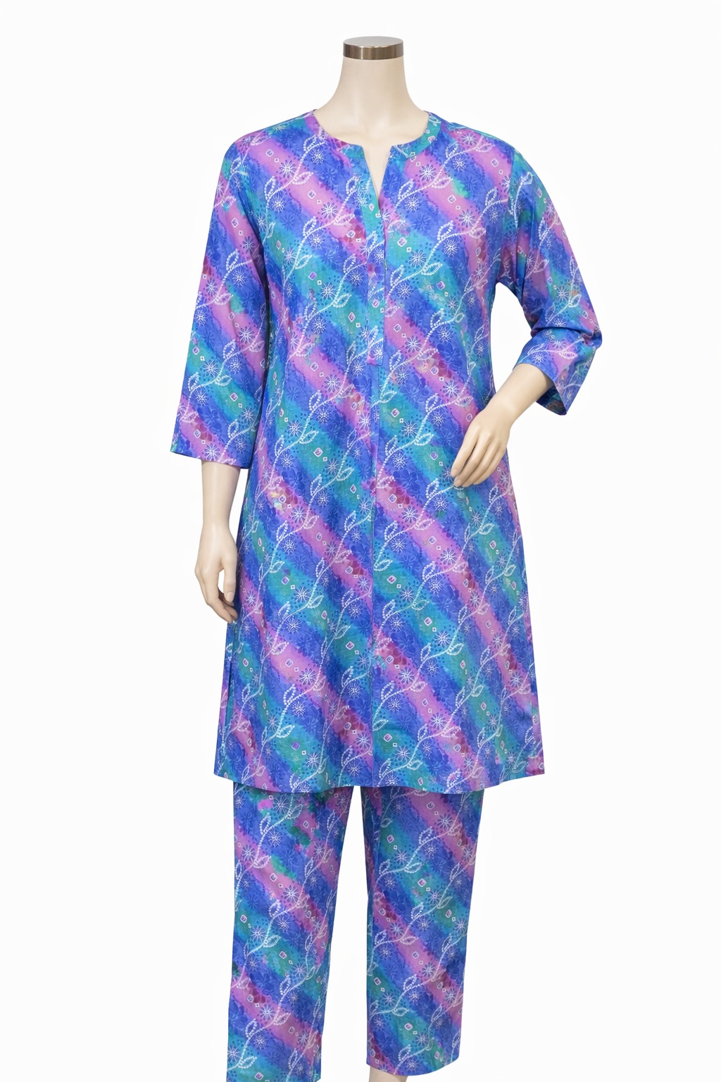 2PC-Lawn Suit Shirt with Trouser